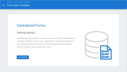 Form Letter Templates Centalized Forms